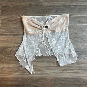 tiger mist white top